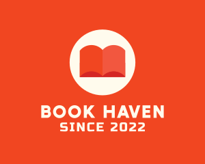 Bookstore - Orange Learning Book logo design