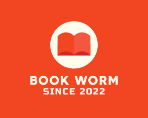 Book - Orange Learning Book logo design