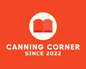 Orange Learning Book logo design