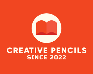 Orange Learning Book logo design