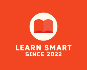 Tutoring - Orange Learning Book logo design