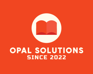 Orange Learning Book logo design