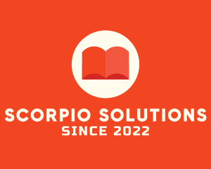 Orange Learning Book logo design