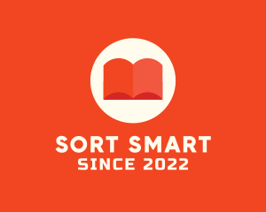 Orange Learning Book logo design