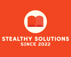 Orange Learning Book logo design