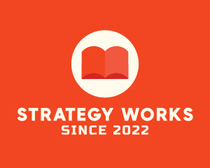 Orange Learning Book logo design