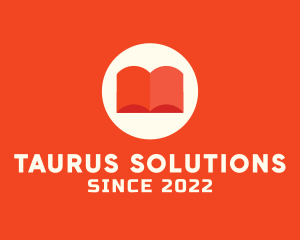 Orange Learning Book logo design