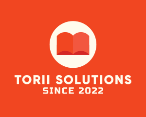 Orange Learning Book logo design