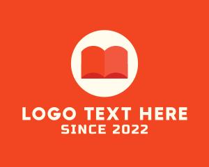 Notes - Orange Learning Book logo design