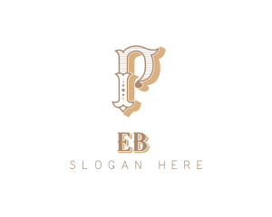 Letter P - Elegant Boutique Letter P logo design