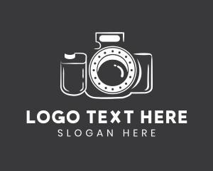Videographer - Digital Camera Lens logo design
