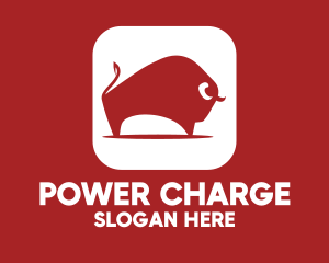 Charging - Charging Bull Mobile App logo design