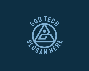 Abstract Tech Symbol logo design