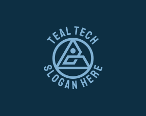 Abstract Tech Symbol logo design