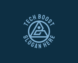 Abstract Tech Symbol logo design