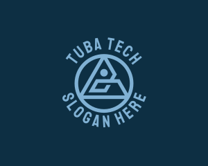 Abstract Tech Symbol logo design