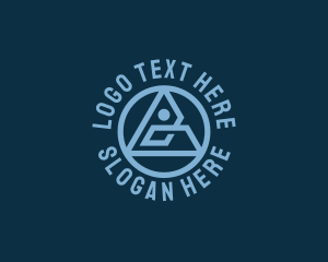 Line - Abstract Tech Symbol logo design
