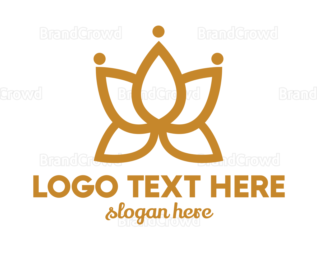 Golden Flower Logo | BrandCrowd Logo Maker