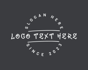 Generic Streetwear Business Logo