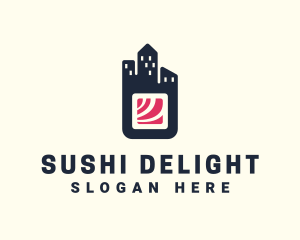 City Sushi Restaurant Bar logo design