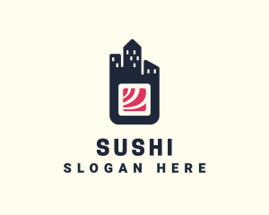 City Sushi Restaurant Bar logo design