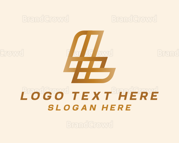 Elegant Gradient Business Letter L Logo