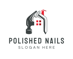 Nail Hammer Housing logo design