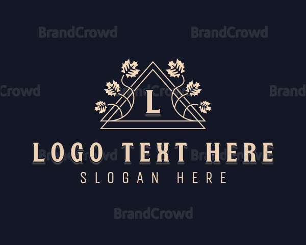 Elegant Floral Leaf Logo