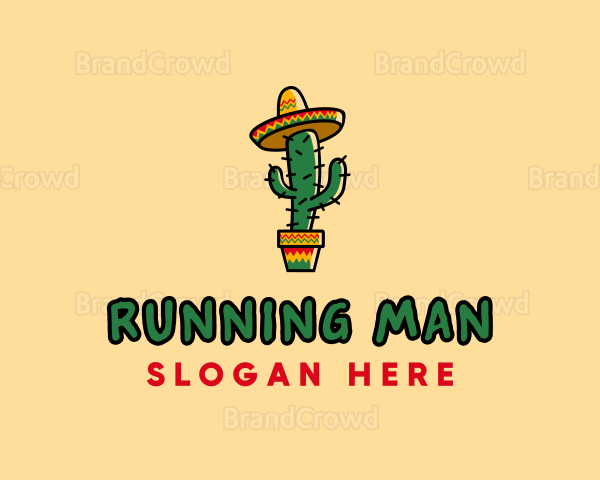 Mexican Desert Cactus Logo