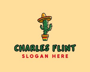 Mexican Desert Cactus Logo