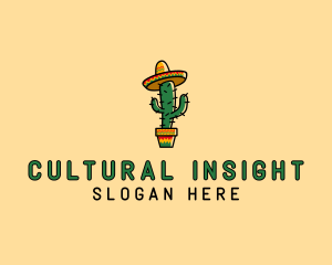 Mexican Desert Cactus logo design