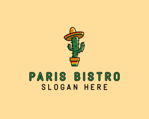 Mexican Desert Cactus logo design