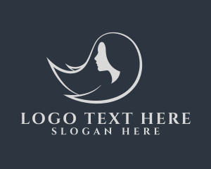 Womenswear - Woman Hair Product logo design