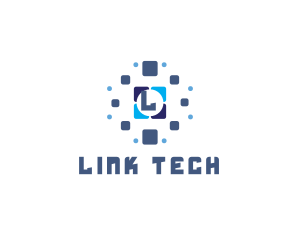 Tile Tech Pixel logo design