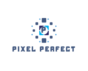 Tile Tech Pixel logo design