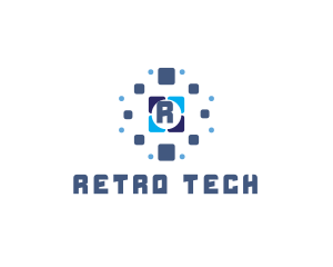 Tile Tech Pixel logo design