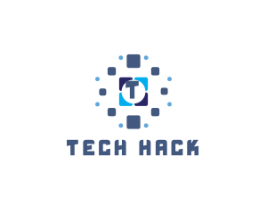 Tile Tech Pixel logo design