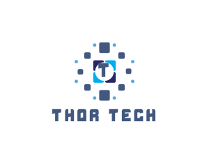 Tile Tech Pixel logo design