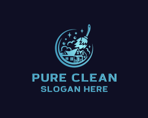 Sanitize - House Cleaning Sanitation logo design