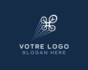 Photo - Flying Drone Tech logo design