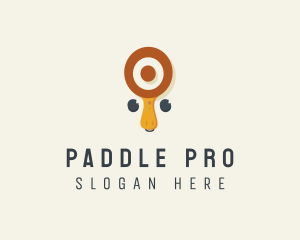 Paddle - Table Tennis Face logo design