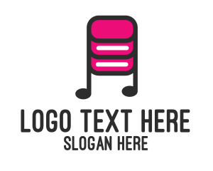 Radio Station - Digital Music Database logo design