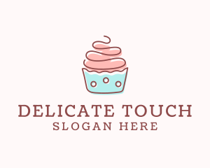 Dainty - Dainty Cupcake Dessert logo design