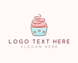 Dainty - Dainty Cupcake Dessert logo design