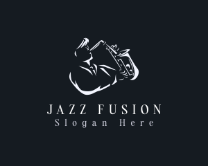 Jazz - Jazz Saxophone Musician logo design