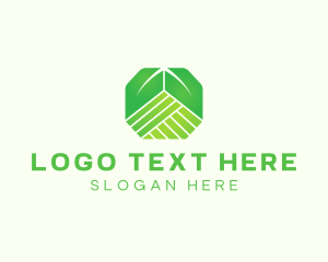 Agricultural - Green Leaf Farm logo design