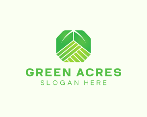 Pasture - Green Leaf Farm logo design