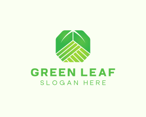 Green Leaf Farm logo design