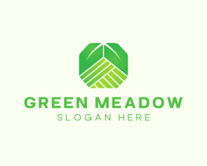 Pasture - Green Leaf Farm logo design