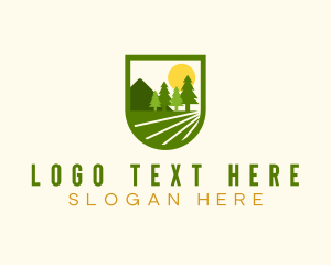 Plain - Agricultural Farm Field logo design